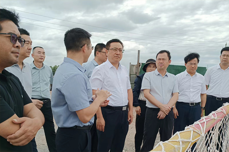 贛州市委常委、副市長何琦一行蒞臨挺進環(huán)保D5地塊土壤治理項目調(diào)研指導